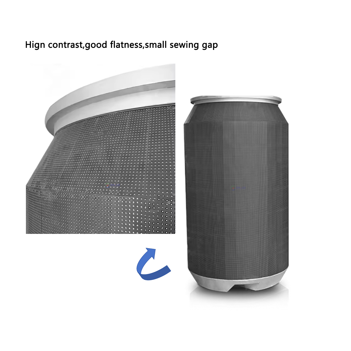 Creative Indoor/Outdoor Full Color LED Digital Poster Screen Soft Flexible Beverage Can Shape Special Beer Bottle for Retail