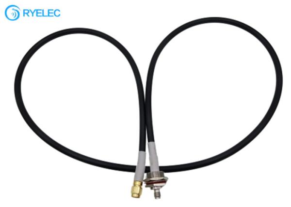 SMA Male To SMA Female With M16*1.0 Fixing Thread Seal Oring Ultraflex LMR240 Cable