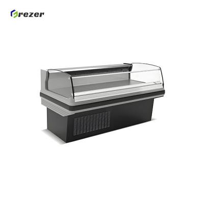 Horizontal Meat Display Freezer 220V / 50HZ Restaurant Display Refrigerator