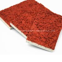Matériel matériel rouge de voie de tartan d'unité centrale, épaisseur du plancher 13mm de sports en plein air