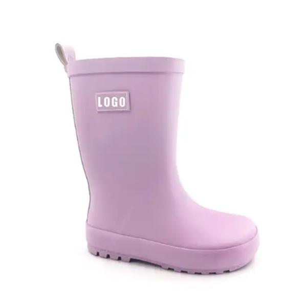 Wellington Style Waterproof Rain Boots Cutsom Color Half Tube Rubber