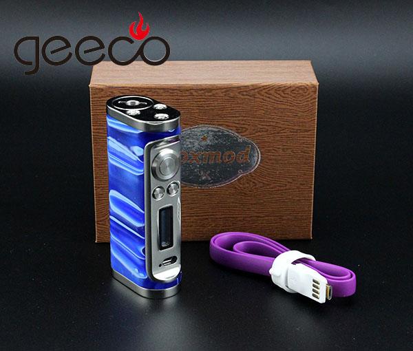 Geeco authentic zero v3 box mod /60 watts zero v3 with temp control Pandora 60w TC box mod with Eviva T atomizer