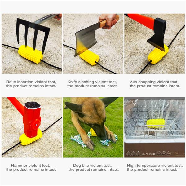 7.58 OZ Corn Molar Stick Pet Chewing Toy TPR Toner Rope Material