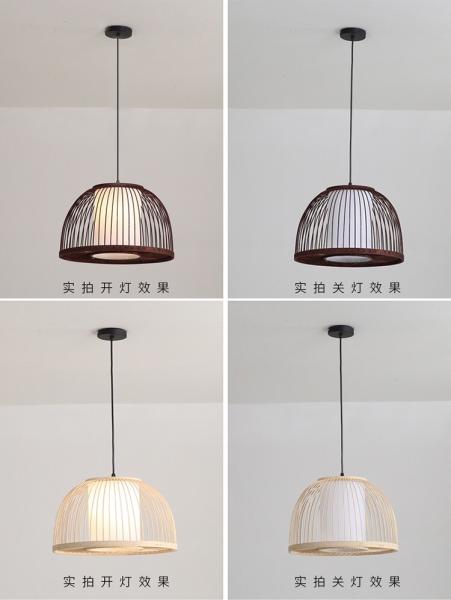 Chinese style bamboo chandelier bamboo Lantern restaurant bar bamboo lamp(WH-WP-81）
