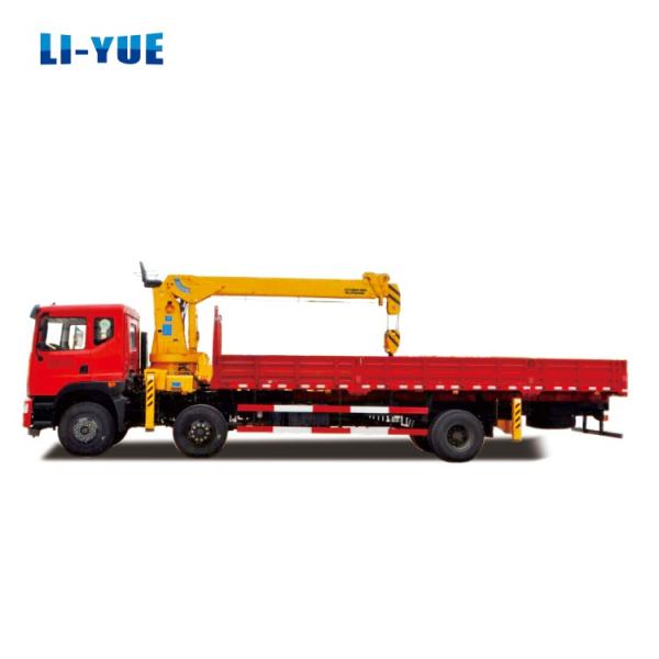 Loading 16 Ton Telescopic Boom Truck Mounted Crane 5 Section Boom Crane Truck  Cranes Lorry Crane