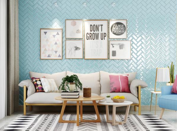 Ceramic Kitchen Backsplash Wall Tiles for Home DIY Decoration