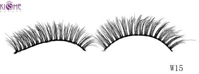 Lightweight Beauty 3D Silk Lashes Reusable 3d Fake Eyelashes Natural Shining Black Shade
