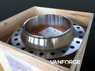 SS Machined Forged Steel Flange , Stainless Steel Welding Neck Flange For Chemical