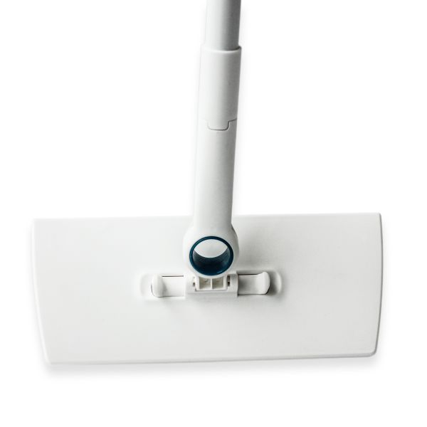 Self-Clamping 23cm Microfiber Mop with 360-Degree Swivel for Effortless Floor Cleaning
