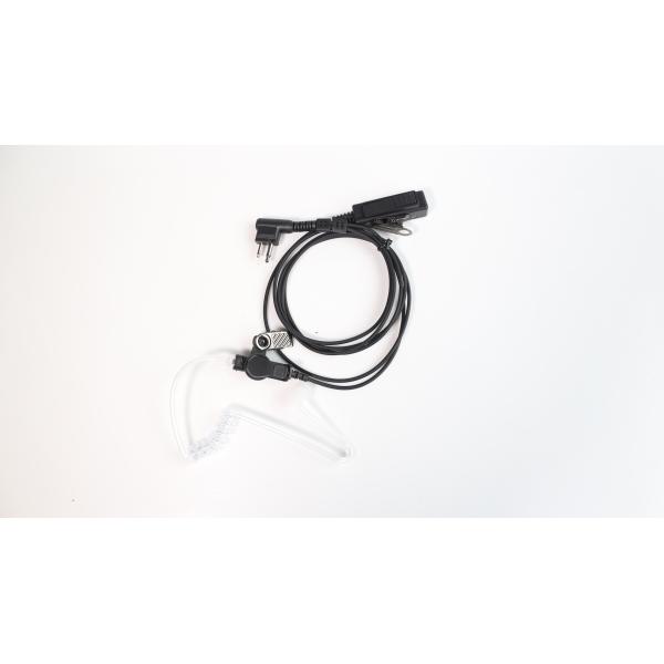Black Microphone Noise Cancelling Earbuds for 3.5mm Connectors Walkie Talkie Headset