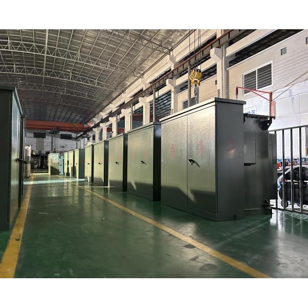 300Kva Three Phase Pad Mounted Transformer Oil Immersed Distribution 12870V To 208V ANSI IEEE Standards