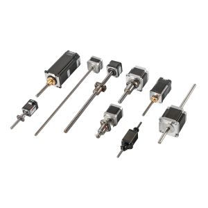 Jkongmotor 12V 24V NEMA 8 11 17 23 24 34 42 52 Moteur pas à pas à vis à bille miniature linéaire à engrenages en boucle fermée avec frein
