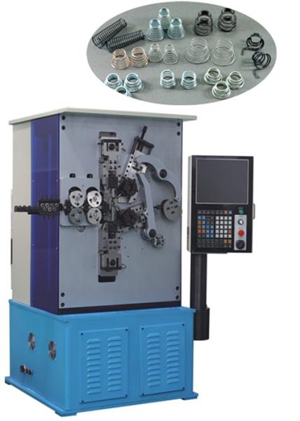 6 Axis High Stability Automatic Spring Making Machinery Chinese / English Display