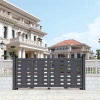 Polvo de revestimiento Arcada puerta de jardín de aluminio para exteriores retráctil