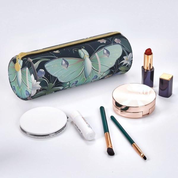 Butterfly Pencil Case for Women Pen Pouch Cylinder Small Carrying  Zipper Simple Durable Lightweight for Storage Bag