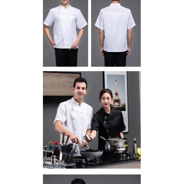 Fashion Restaurant Kichen Cooking Clothes Chefs Works Jacket Clothing Uniform Designs For Men And Women