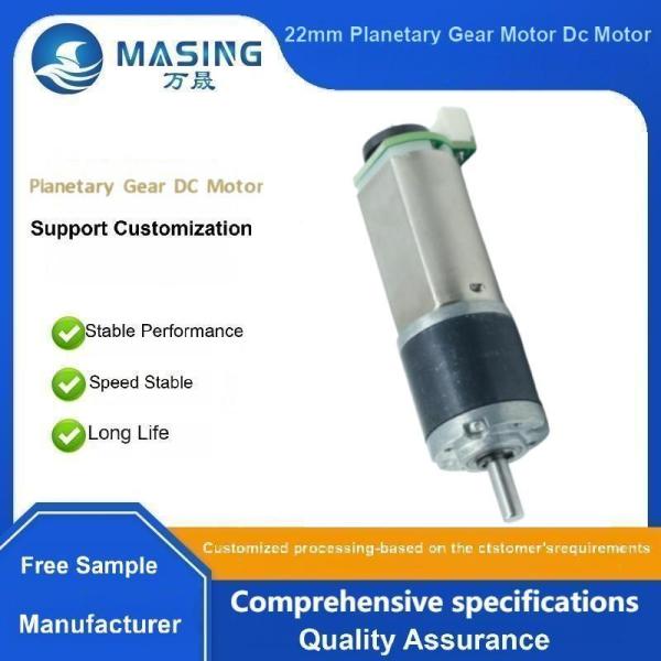 Factory 22mm Diameter High Torque Permanent Planetary Gear Dc Brushed Motor For Robot/5G