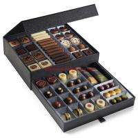 Boîte cadeau personnalisée en relief, chocolat, bonbons, carton magnétique