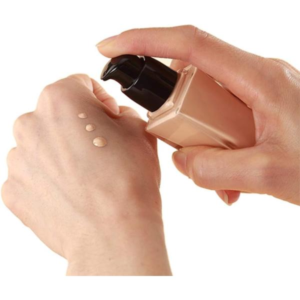 Gold Liden 1 oz/30ml Leak-Proof Portable Design Frosted Glass Cosmetic Bottles