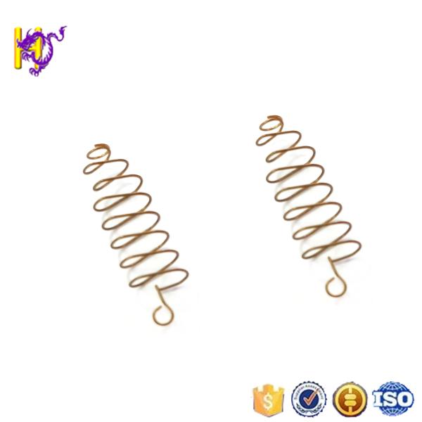 HEZHI Customized Music Wire Torsion Coil Springs With Nickel Plating