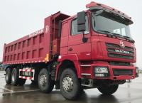 SHACMAN Heavy Duty Dump Truck F3000 6x4 375Hp EuroV Red Tipper 10 Tyres