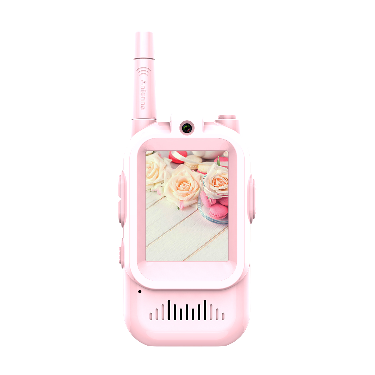 Portable Children Walkie Talkie for Kids 2 Pack in Set with 2 Inch Screen Video Intercom Photo Game Music As Christmas Gifts