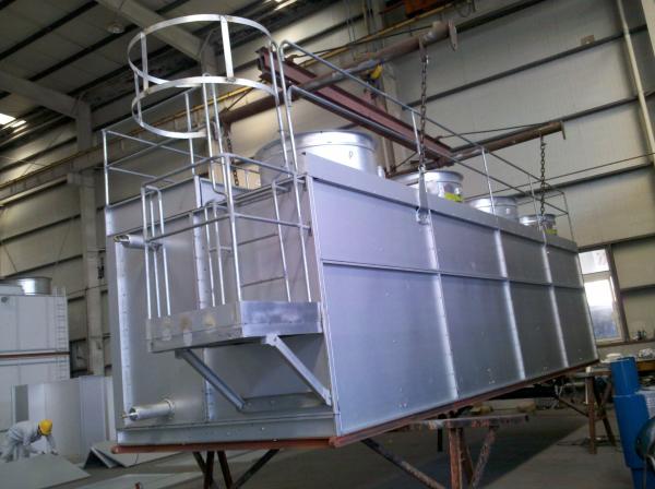 NH3 R404a Evaporative Type Condenser Anti Corrosion For Refrigeration