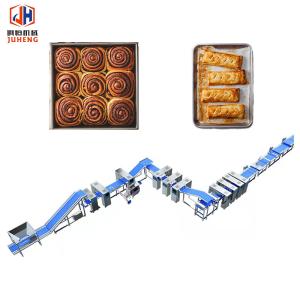 High-Capacity Puff Pastry Production Line Bread Roll Forming Machinery For Food