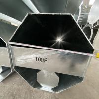 Poteaux de transmission en acier de 100 pieds 6 mm Gal électrique à chaud 69KV Poteaux de télégraphe en acier