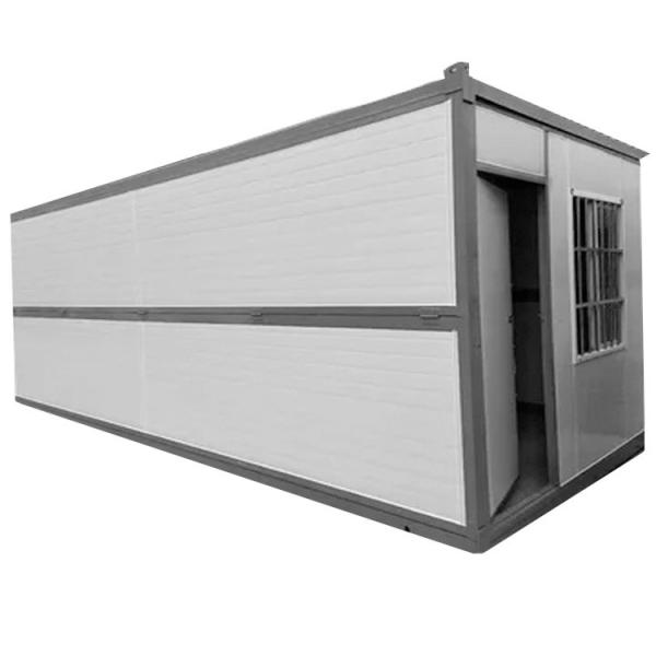 Warehouse Steel Folding Container House Fireproof With Q235 / Q345 Light Steel Frame