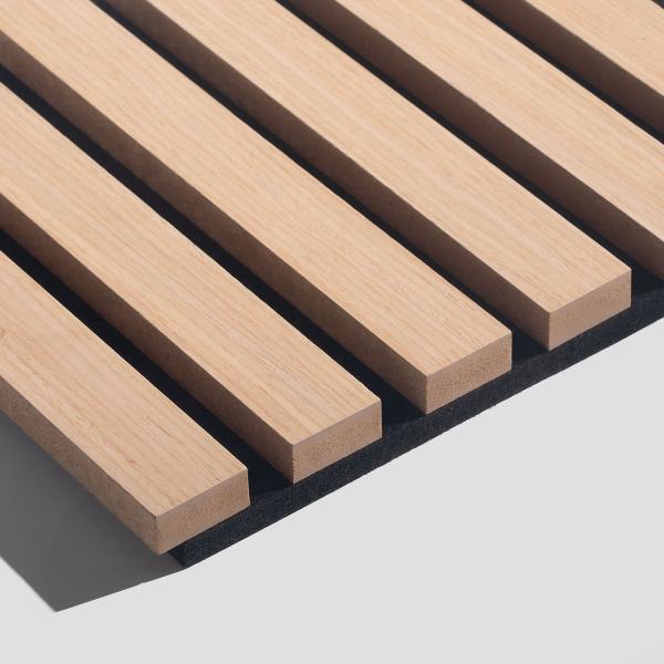 4x8ft Acoustic Slat Wood Wall Panels Sound Slat Wooden Decorative Acoustic Wall Panels