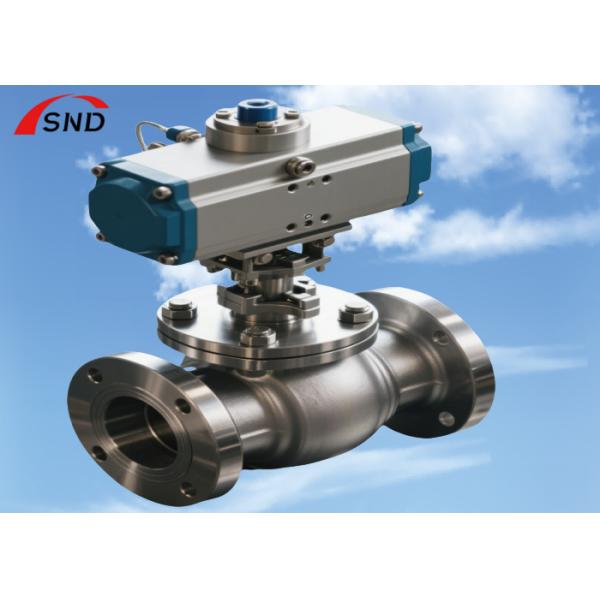 Pneumatic Flange Ball Valve DN50 SS316 PN25 for Industrial Use