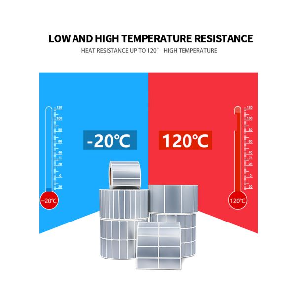 Matte Silver Custom Adhesive Label Sticker For Home Appliances