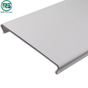 SGS Tested Windproof Aluminium Strip Ceiling Beveled Edge Aluminum Linear