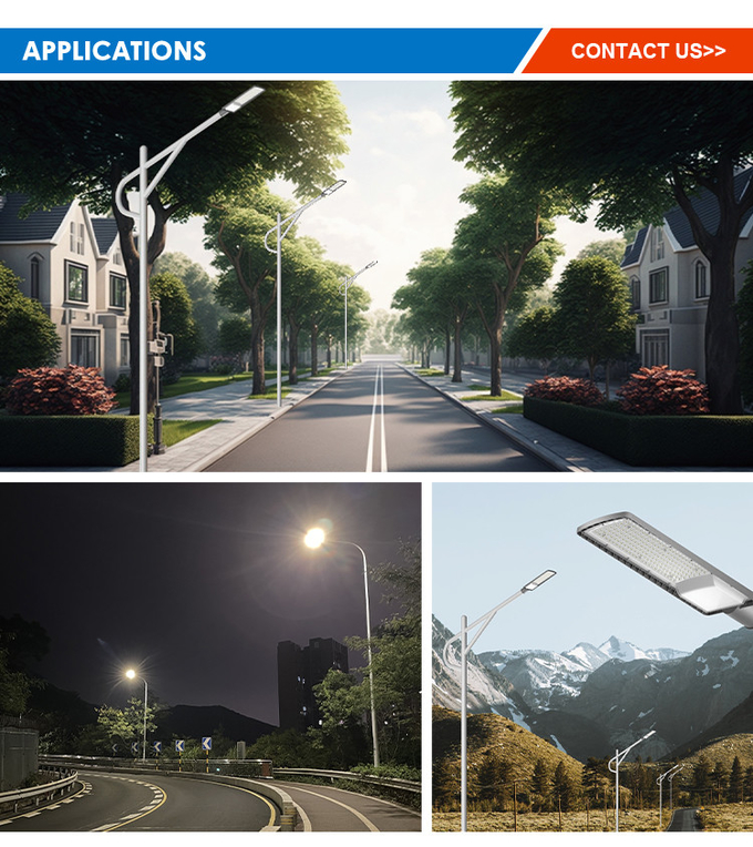 AC85-265V 120LM/W Led Street Light 50w/100w/150w/200w Для дорожного сада