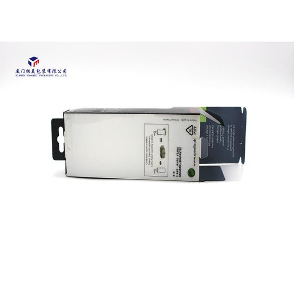 Safe PET Materials Reusable Custom Plastic Box Packaging Clear Window 18.7cm Height