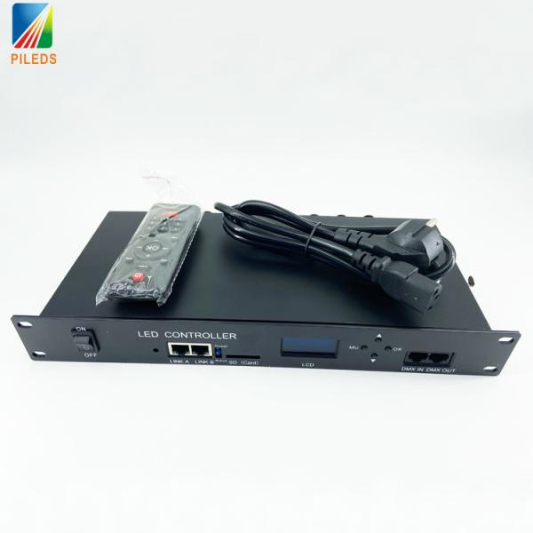 XLR 8 Ports RGB Stage Lighting Controller Madrixs Software SD Card SPI LED Controller Online Artnet Remote Control 8 Channels