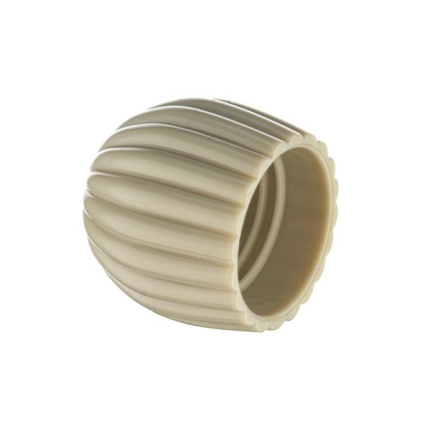 24/410 Luxury Pineapple - Shaped Beige Plastic Bottle Cap, Spherical Cosmetic Screw Cap