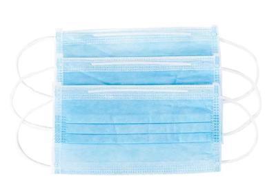 High Breathability Disposable 3 Ply Face Mask With Splash Repellent Barrier