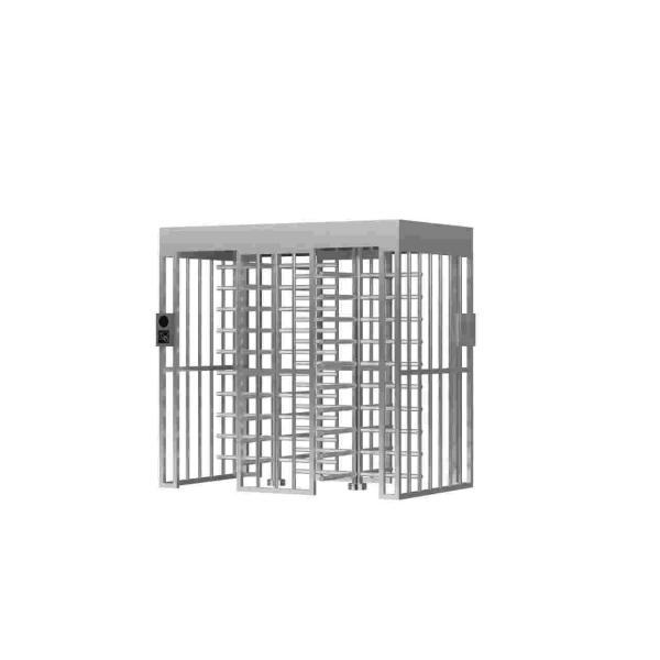 Security Full Height Turnstile 650Mm Passage Indoor Outdoor Operation 30 Persons/Min Passing Speed