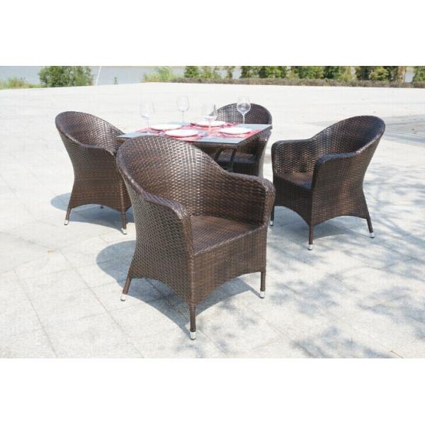 Outdoor furniture wicker dinning table--16041