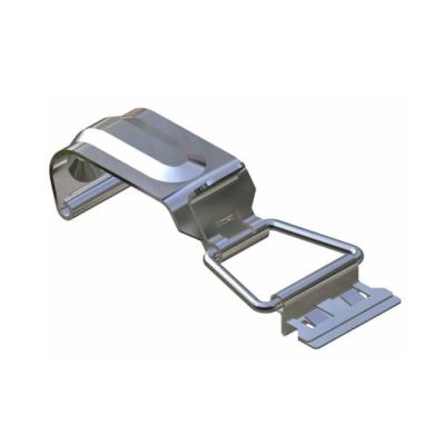 Hook Type Stainless Steel Toggle Latch Black Oxide Welded Adjustable Tension Latch Antirust