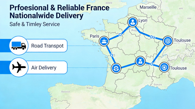 Full Coverage France Nationwide Delivery Service , Safe Door To Door Delivery Service