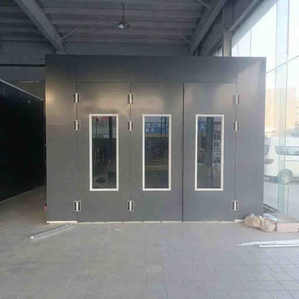 Industrial Automotive & Equipment Paint Curing Down-draft Booth