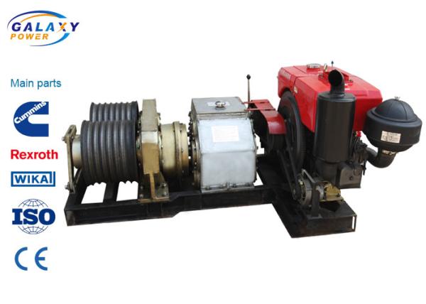 Cabo aéreo avaliado do poder 18kw que puxa o equipamento da máquina, cabo de 50 KN que puxa o equipamento das ferramentas
