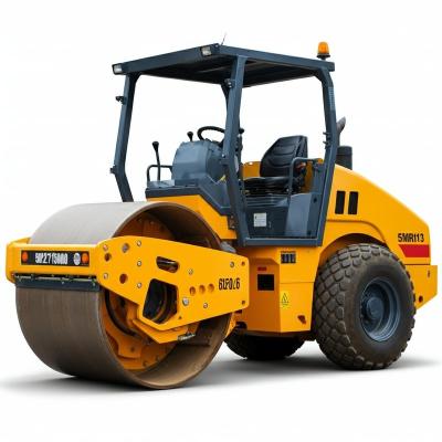 rolo de estrada XMR153 vibratório de 1,5 toneladas da frequência do diâmetro 65Hz do cilindro de 582mm