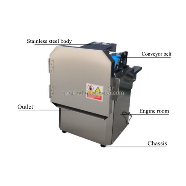 Professional Herb Cutting Automatic Multifunctional Cutter Electric Machine Vegetable Dicer With Ce Certificate