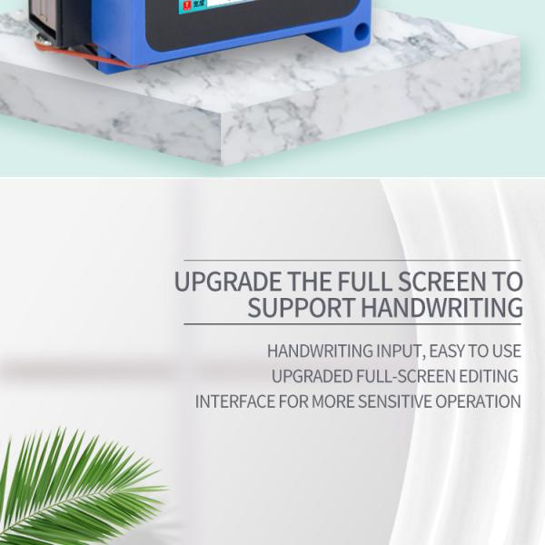 Type-C Charge Port Mini Thermal Inkjet Coding Machine for Paper Wood Plastic Metal Glass
