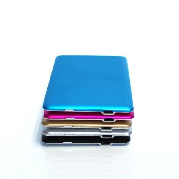 Super Slim Aluminum Metal Mobile Phone Power Bank 3200mAh 5V 2A with Cable