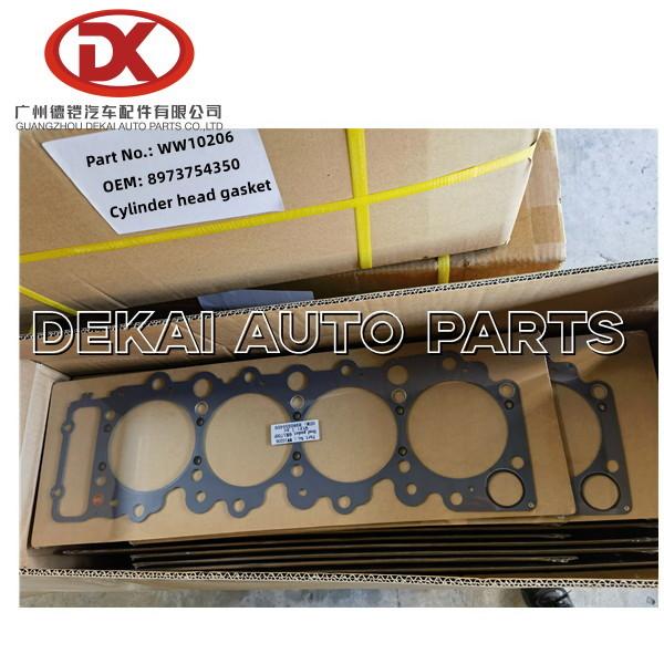 8 97375435 0 Isuzu Spare Parts Cylinder Head Gasket 8973754350 4HK1
